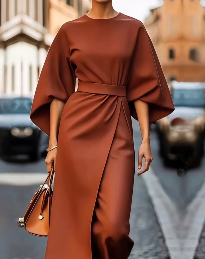 Lorna™ – 優雅的和服風格連衣裙