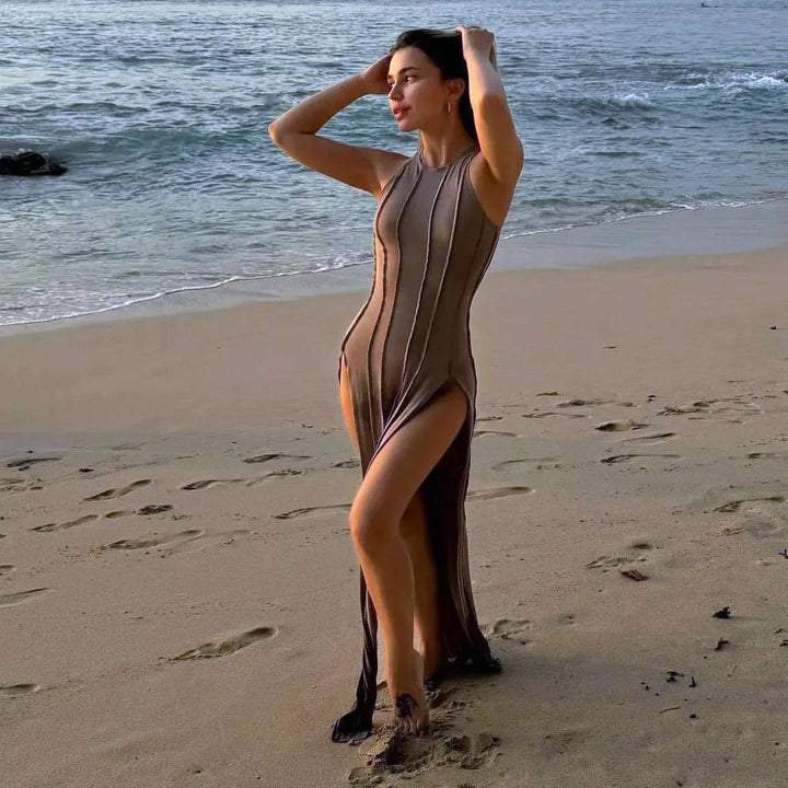 Adrianna™ - 大膽側開衩連衣裙